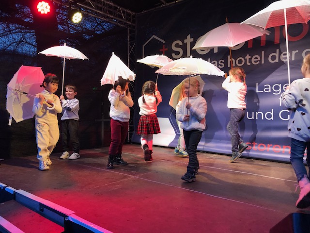 Lichtergarten im Botanischen Garten Jena