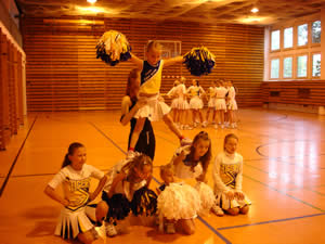 Die PeeWees, Junior Tigers und FCC Tigers beim Tag der offenen Tür