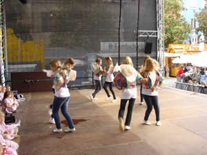 Blaue Berge mit den Tanzsternen