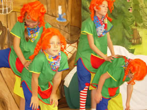 Pippi Langstrumpf war auch in der Heine Schule zu Gast