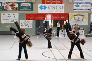 Die Galaxy Dancer in der Jugendliga