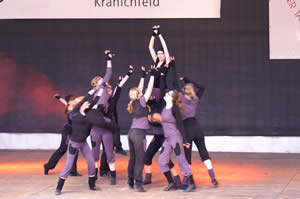 Formation TenDance mit ihrem Wettkampftanz bei der Abendgala